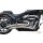 Radial Low Exit Staggered Exhaust System Polished