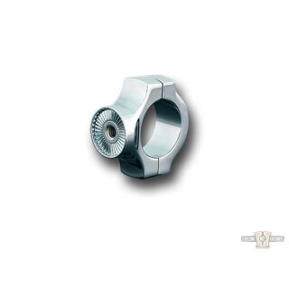 Side Mount License Plate Bracket Chrome