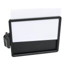 Slide-In Frame Side Mount License Plate Holder Germany 180 x 200 mm Black Powder Coated