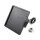 Slide-In Frame Side Mount License Plate Holder Germany 180 x 200 mm Black Powder Coated