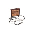 13" Bagger Ape Cable Kit Black Vinyl Non-ABS