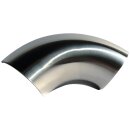 Curved Hot Shot Pipes E2 Heat Shield Chrome