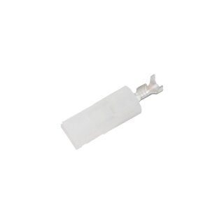 AMP .187" Female White Socket Housing With Terminal for OEM Speaker White