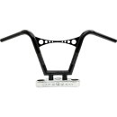 Cocktail Handlebar Black 1 1/4" Powder Coated