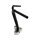 Cocktail Handlebar Black 1 1/4" Powder Coated