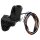 Switch Housing, RR90, 4-Button, Cable/Hydraulic Clutch, Mirror Hole, Black Anodized Switch Housing Four button