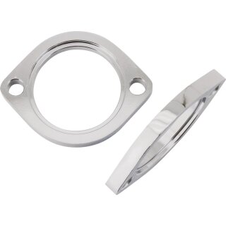 CCE, Exhaust Clamp, Incl. Retainer Rings, Black Exhaust Flange and Retaining Ring Kit Black