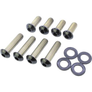 Fender Strut Screw Kits Gloss Black Powder Coated