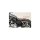 Horizontal Solo Seat Black Alcantara Leather