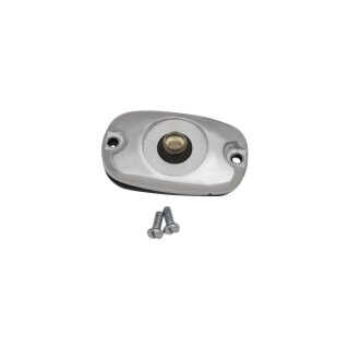 Smooth Master Cylinder Cover With sight glass Chrome