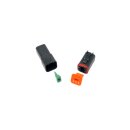 6 Wire Female Connector Housing Black