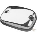 Smooth Front Brake Master Cylinder Cover Chrome