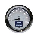 ELT60 Basic Tachometer Scale: 220 km/h; Scale Color: white