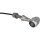 Retro LED Turn Signal V2A Polished stem Polished Clear LED