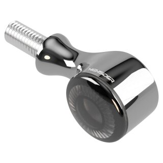 Apollo Classic LED Turn Signal Smoke Lens Chrome Smoke LED