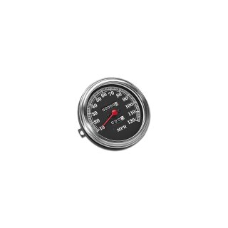 89-95 FL-Style Speedometer Scale: 120 mph; Scale Color: black; with reed switch; Ratio 2240:60 Chrome