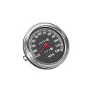 89-95 FL-Style Speedometer Scale: 120 mph; Scale Color: black; with reed switch; Ratio 2240:60 Chrome
