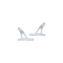 FIXED MOUNT MPBR 04+ SPORTSTER Solid Backrest Mounts...
