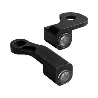 NANO Series LED Turn Signals/Position Light Black Anodized Smoke LED