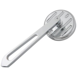 Round Mirror Short stem Chrome