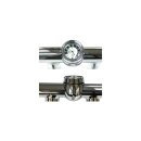 HBAR MOUNTED CLOCK 1IN CHR