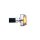mo.blaze disc LED Bar End Turn Signal Aluminium Polished Clear LED