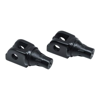 Tapered Driver Peg Adapter , Gloss Black Peg Adapters Smooth Gloss Black