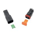 2 Wire Female Connector Housing Black