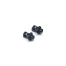 Splined Peg Adapters Gloss Black Gloss