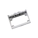 Live To Ride License Plate Frame US Specification Chrome