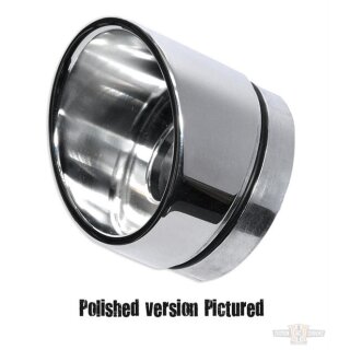 Exhaust,Endcap Slant, ø 80 mm, cast finish