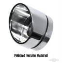 Exhaust,Endcap Slant, ø 80 mm, cast finish