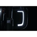 LED Tracer Fairing Lower Grills Black White LED