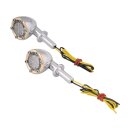 LED Turn Signal Brass Aluminium Polished Clear LED