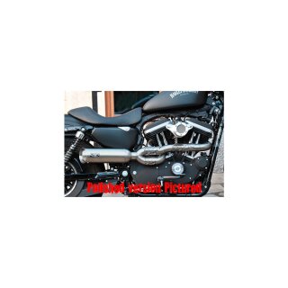 Skull Headers E3 Bomb Outline Exhaust System Show Chrome