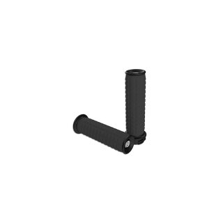 Traction Grips Black 1" Textured Throttle By Wire
