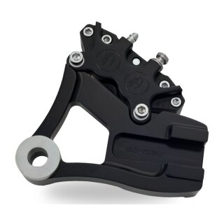 PM, rear 4-p caliper bracket, 11.5". Black