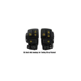 Backlit Hand Control Switch and Housing Kit With backlit siwtches Black