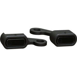 Stripe LED Blinker Black Powder Coated Light Smoke LED