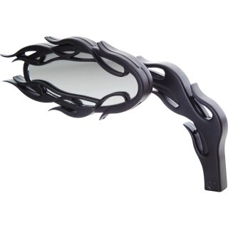 Flamed Micro Mirror Black, Powder Coated