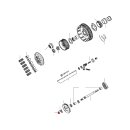 NUT,KICK SHAFT XL 54-79OEM7926 Kickstart Shaft Nut