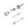 NUT,KICK SHAFT XL 54-79OEM7926 Kickstart Shaft Nut