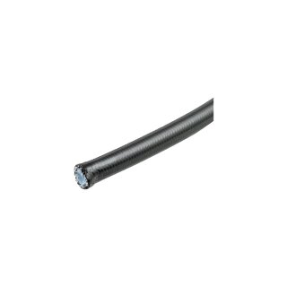 Clear and Black Coated Brake Line Roll Black Vinyl 300"