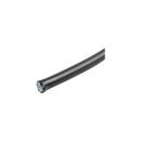 Clear and Black Coated Brake Line Roll Black Vinyl 300"
