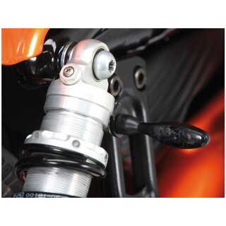 Rear Turn Signal Bracket Black Powder Coated
