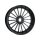 Nitro 18 Wheel Black 23" 3,50" ABS Single Flange Front