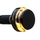 mo.blaze disc LED Bar End Turn Signal Black Anodized...