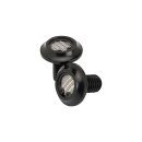 Radius Breather Bolts 3/8"-17 Black