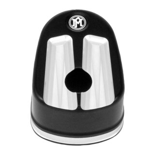 Performance Machine, ignition switch cover Scallop. Black CC