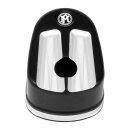 Performance Machine, ignition switch cover Scallop. Black CC